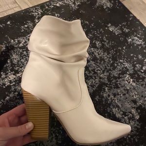 White high heel boots!